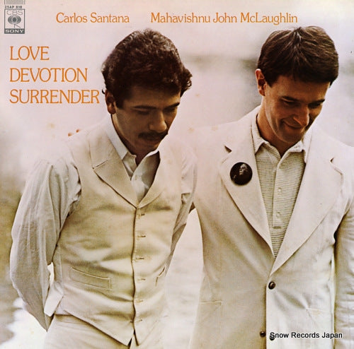 SANTANA, CARLOS, AND MAHAVISHNU JOHN MCLAUGHLIN love devotion surrender 25AP818