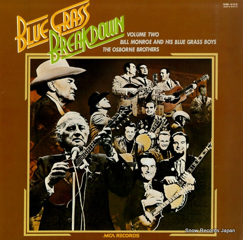 MONROE, BILL, AND HIS BLUEGRASS BOYS blue grass breakdown vol.2 VIM-4102