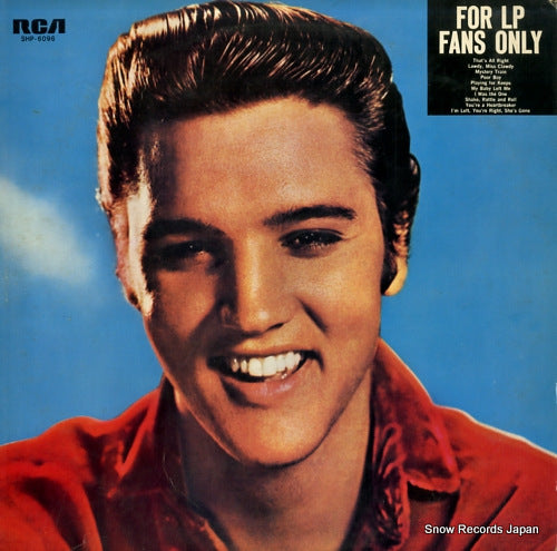 PRESLEY, ELVIS for lp fans only SHP-6096