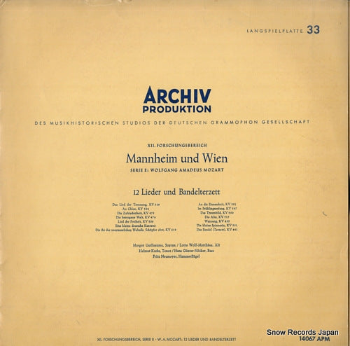 HAMEL, FRED mannheim und wien 14067APM
