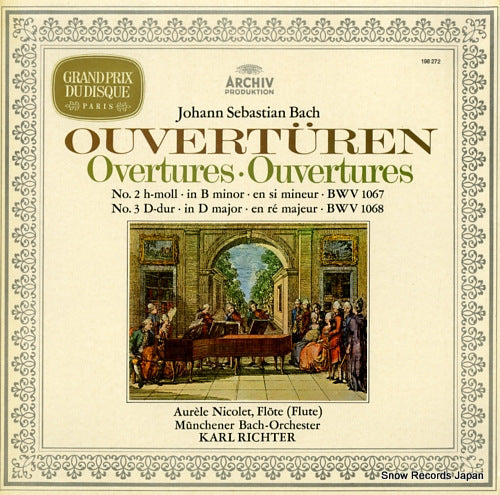 RICHTER, KARL bach; ouvertures 198272
