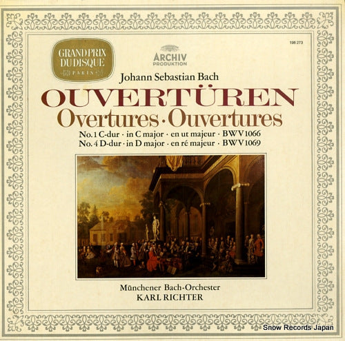 RICHTER, KARL bach; ouvertures 198273
