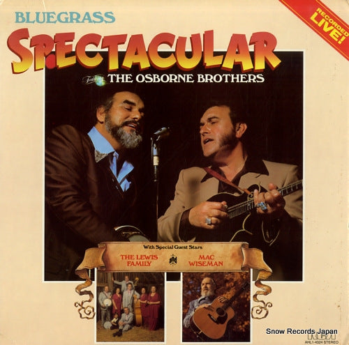 OSBORNE BROTHERS, THE bluegrass spectacular AHL1-4324