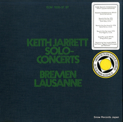 JARRETT, KEITH solo - concerts ECM1035-37ST