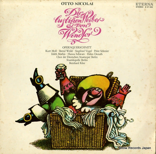 KLEE, BERNHARD otto nicolai; die lustigen weiber von windsor (opernquerschnitt) 827092