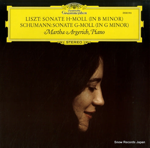 ARGERICH, MARTHA liszt; sonate h-moll 2530193