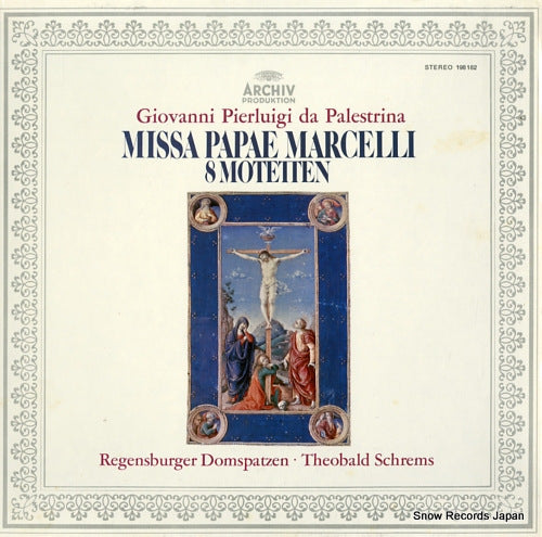 SCHREMS, THEOBALD palestrina; missa papae marcelli 8 motetten 198182