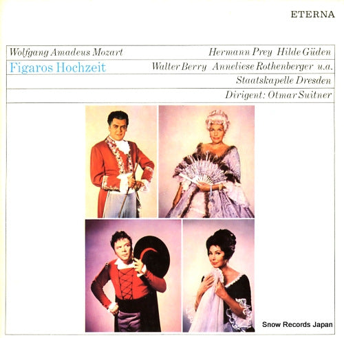 SUITNER, OTMAR mozart; figaros hochzeit 825506