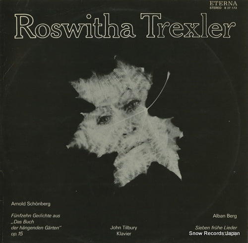 TEXLER, ROSWITHA schonberg; funfzehn gedichte aus "das buch der hangenden garten" op.15 827173