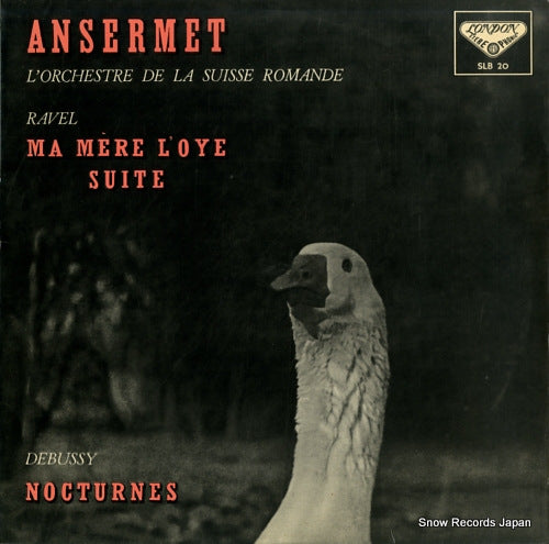 ANSERMET, ERNEST ravel; ma mere l'oye - suite SLB20