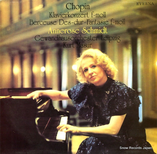 SCHMIDT, ANNEROSE chopin; klavierkonzert f-moll 827795