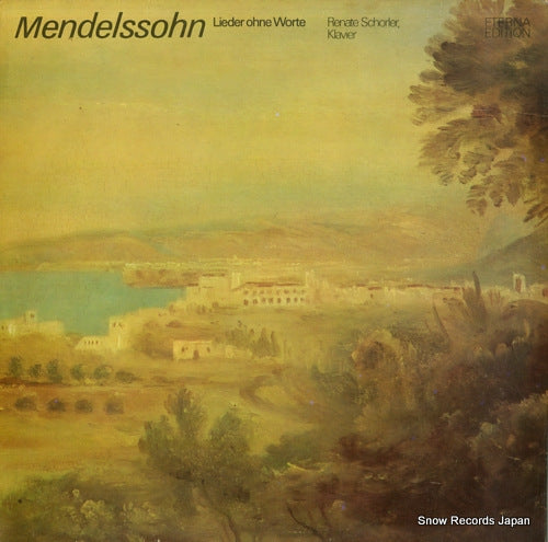 SCHORLER, RENATE mendelssohn; lieder ohne worte 826883