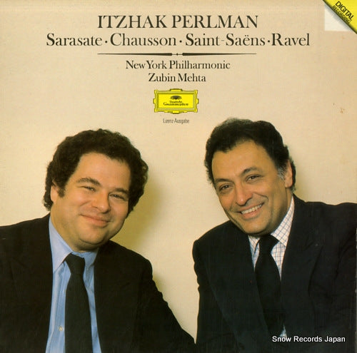 PERLMAN, ITZHAK sarasate. chausson. saint-saens. ravel 729293