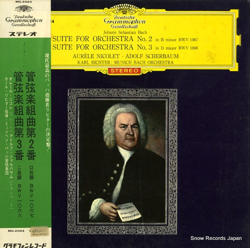 RICHTER, KARL bach; suite for orchestra no.2 & 3 MG-2024