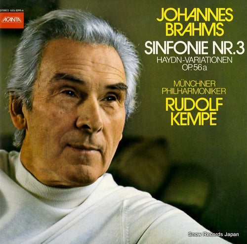KEMPE, RUDOLF brahms; sinfonie nr.3 f - dur, op.90 ULS-3099-A