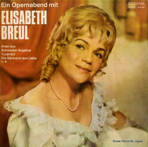 BREUL, ELISABETH ein opernabend mit elisabeth breul 826487