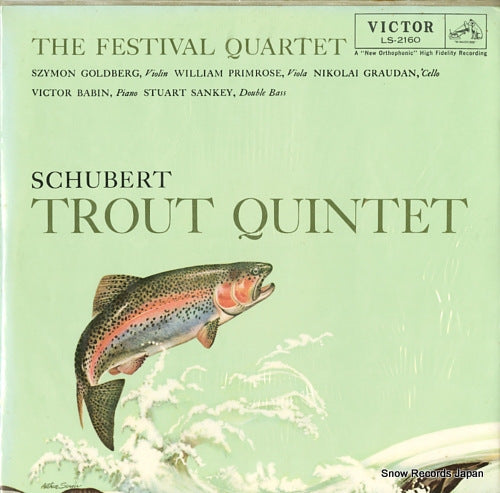 FESTIVAL QUARTET, THE schubert; trout quintet LS-2160