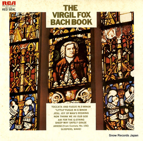FOX, VIRGIL the virgil fox bach book RVC-2091