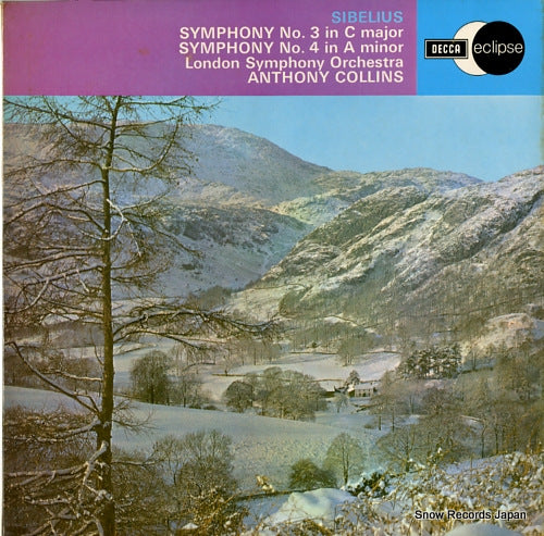 COLLINS, ANTHONY sibelius; symphony no.3 in c major, op.52 ECS604