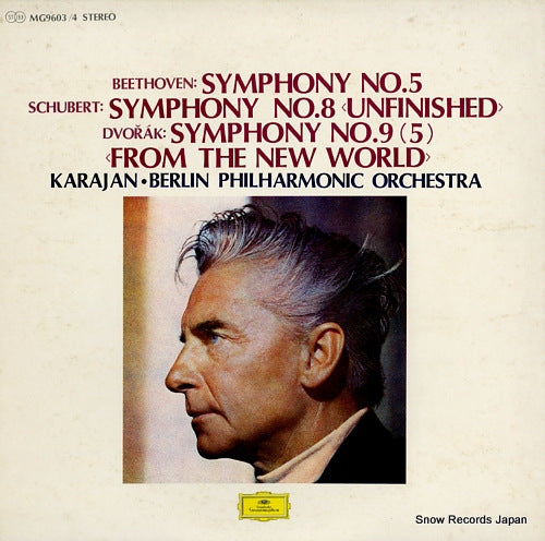 KARAJAN, HERBERT VON beethoven; symphony no.5 MG9603/4