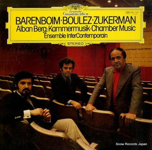 BARENBOIM, DANIEL alban berg; chamber music MG1142