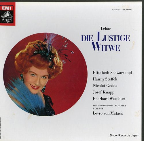 SCHWARZKOPF, ELISABETH lehar; die lustige witwe EAC-47211