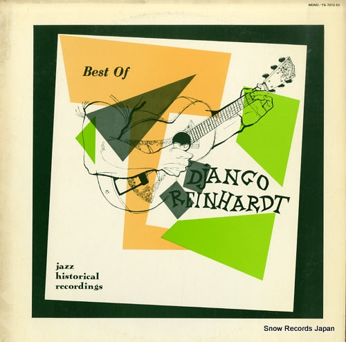 REINHARDT, DJANGO the best of django reinhardt YS-7072-EV
