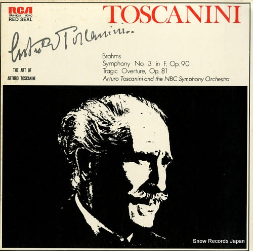 TOSCANINI, ARTURO brahms; symphony no.3 / tragic overture SRA-8021