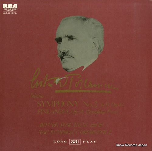 TOSCANINI, ARTURO sibelius; symphony no.2 in d, op.43 RVC-1542
