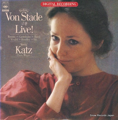 STADE, FREDERICA VON recital live! 28AC1411