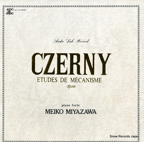 MIYAZAWA, MEIKO czerny; etudes de mecanisme op.849 ALC-1013