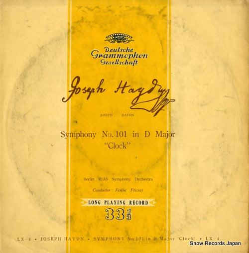 FRICSAY, FERENC haydn; symphony no.101 in d major "clock" LX-4
