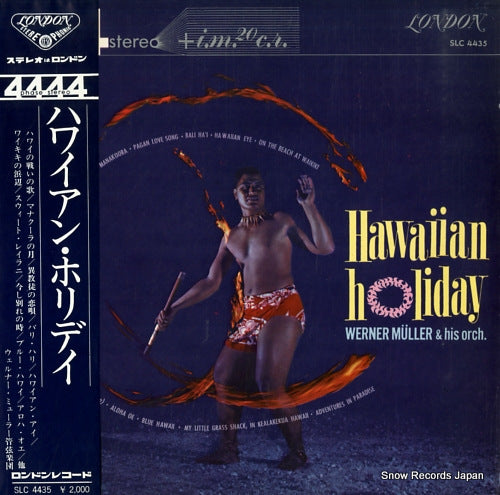 MULLER, WERNER, AND HIS ORCHESTRA hawaiian holiday SLC4435