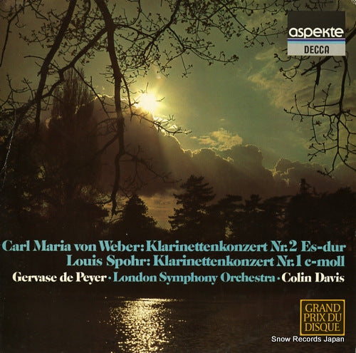 DAVIS, COLIN weber; klarinettenkonzert nr.1 c moll 6.41777AH