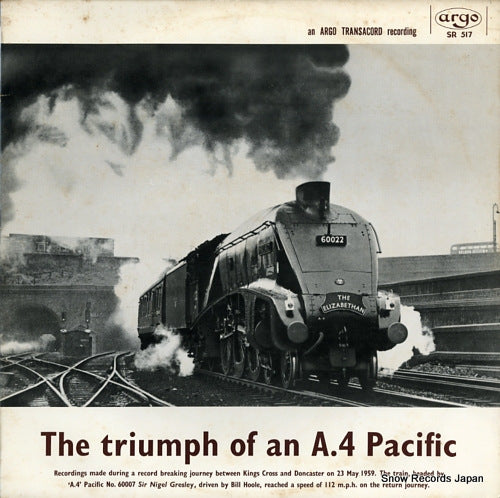 HANDFORD, PETER the triumph of an a.4 pacific SR517