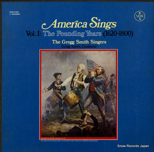 SMITH, GREGG, SINGERS, THE america sings volume 1: the founding years (1620-1800) SVBX5350