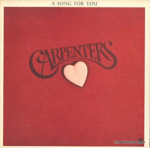 CARPENTERS, THE a song for you SP-3511