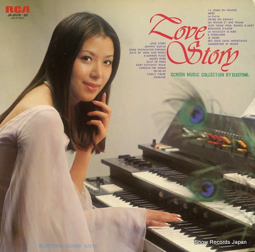 SAITO, HIDEMI love story screen music collection by electone JR-9519-20
