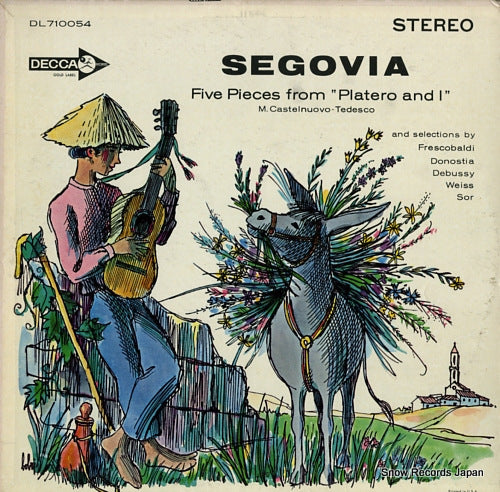 SEGOVIA, ANDRES five pieces from "platero and i" DL710054