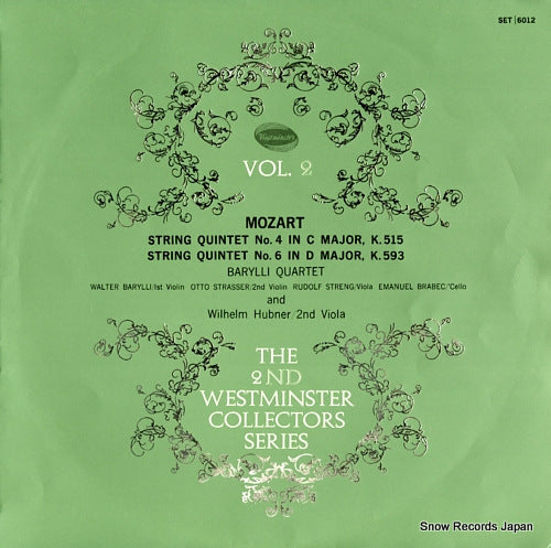 BARYLLI QUARTET, THE mozart; string quintet no.4 and no.6 SET6012