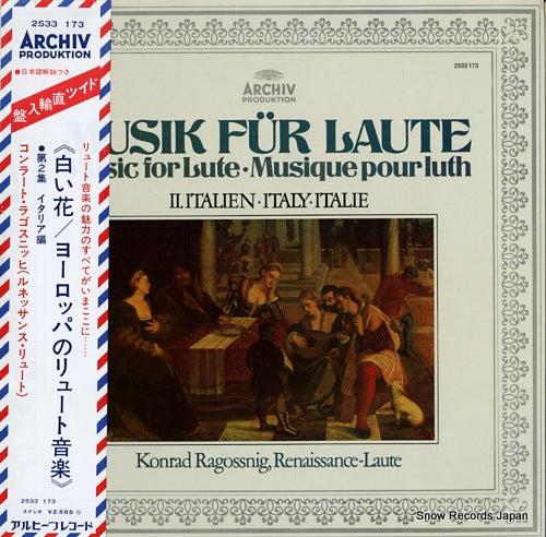 RAGOSSNIG, KONRAD music for lute 2533173
