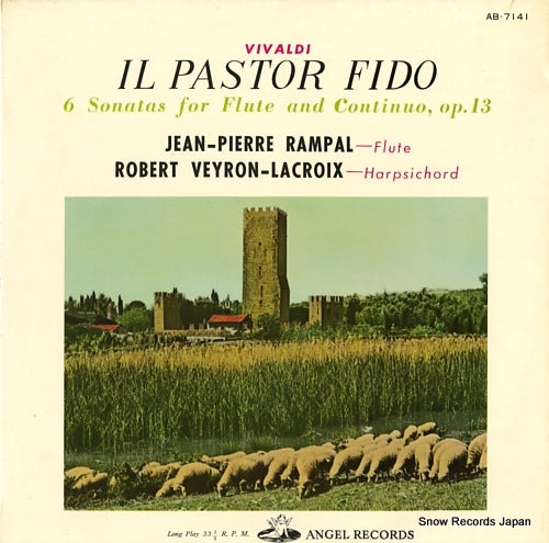 RAMPAL, JEAN-PIERRE, AND ROBERT VEYRON-LACROIX vivaldi; il pastor fido 6 sonatas for flue and continuo, op.13 AB.7141