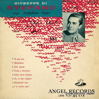 STEFANO, GIUSEPPE DI neapolitan songs HB1006