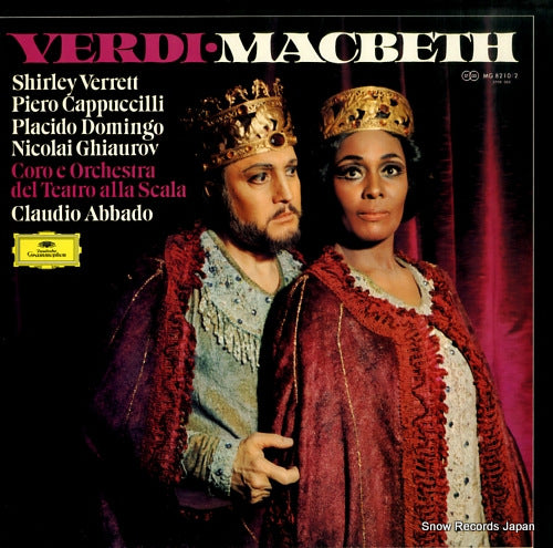 ABBADO, CLAUDIO verdi; macbeth MG8210