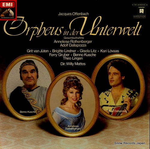 MATTES, WILLY offenbach; orpheus in der unterwels 1C157-30802/03Q