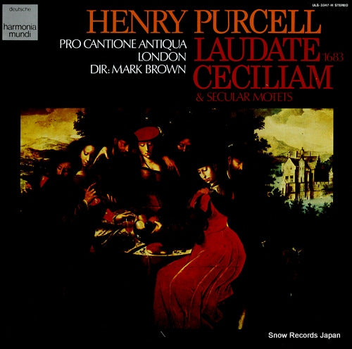 PRO CANTIONE ANTIQUA LONDON henry purcell; laudate ceciliam & secular motets ULS-3347-H