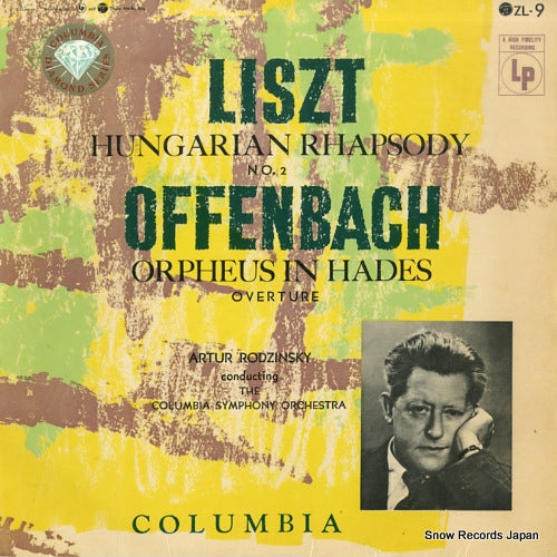 RODZINSKY, ARTUR liszt; hungarian rhapsody ZL-9