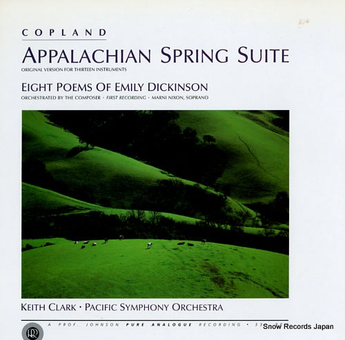 CLARK, KEITH copland; appalachian spring suite RR-22