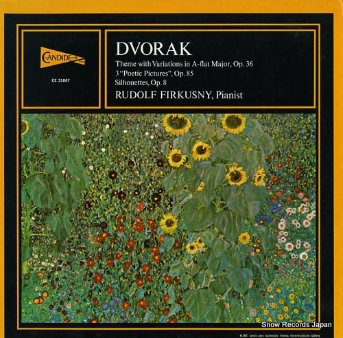 FIRKUSNY, RUDOLF dvorak; theme with variations in a-flat major, op.36 CE31067