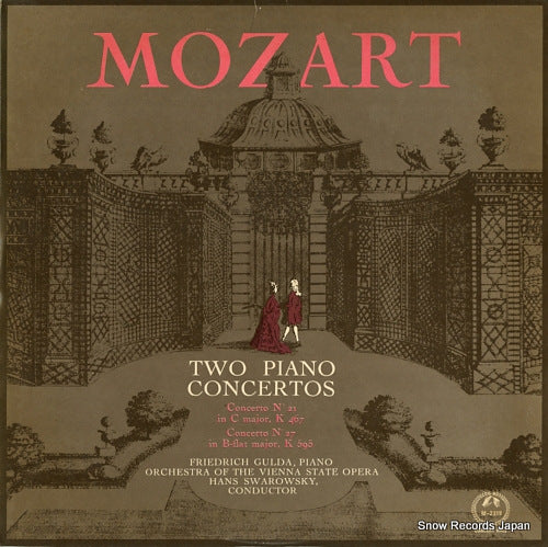 GULDA, FRIEDRICH mozart; piano concerto no.21, no.27 M-2319